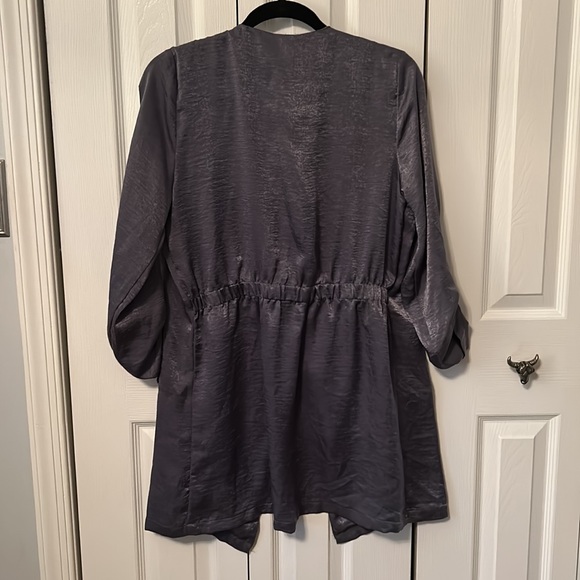 Bobeau open cardigan/ belted dress - Picture 2 of 3